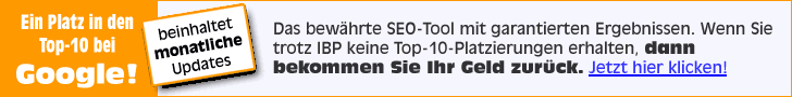 IBP - Ihre Website in den Top-10-Ergebnissen